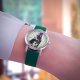 Zegarek mały - Czarny koń malowany - silikonowy, zielony