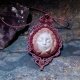 Porcelanowa Słowiańska RUSAŁKA POLNA  mikro makrama z naturalnymi kamieniami ~ Delfina Dolls