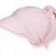 Chustka z daszkiem ażurowa apaszka na lato chusta dla dziecka niemowlęca chustka różowa