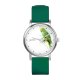 Zegarek mały - Papuga - silikonowy, zielony