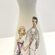 Ciekawy wazon ceramiczny Bay Keramik, Niemcy lata 70.