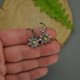 Małe kolczyki słoneczka złoty labradoryt wire wrapping słońce słońca
