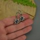 Małe kolczyki słoneczka hematyt wire wrapping słońce