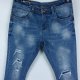 Bee Inspired spodnie jeans slim dziury 30 / S