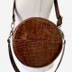 Round Bag Lakierowana Ekoskóra