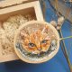 Obraz/magnes ręcznie malowany kotek + drewniane pudełko
