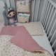 Muślinowy organizer na łóżeczko niemowlęce dziecięce w kwiatki Mrs Dumpling