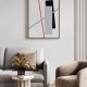 Plakat geometria linie - format 30x40 cm