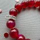 Milano Charms Yin & Yang Agate Sterling Silver Bracelet  ❤ Kolor biskupiego różu  ❤ Naturalna