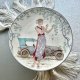 Art Nouveau - Lady with Car ❀ڿڰۣ❀ Poole England ❀ڿڰۣ❀