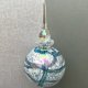 Neo Art glass handmade iridescent perfume bottle ❀ڿڰۣ❀ Elegancki flakon na perfumy