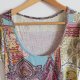 orientalne wzory bluzka vintage