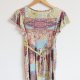 orientalne wzory bluzka vintage