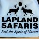 Laponia, Finlandia, czapka czarno-biała unisex, Lapland Safaris, bawełna