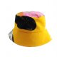 dwustronny nowy kapelusz kubełkowy czapka rybacka kapelusik beżowy bucket hat