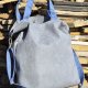 Torba hobo XXL - szarość, kobalt