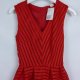 H&M rozkloszowana sukienka mini red / XXS z metką