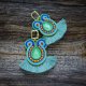 Etniczne kolczyki soutache