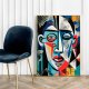 Plakat Abstrakcyjny portret - format 30x40 cm