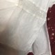 Made in italy elegancka lniana bluzka z delikatną cekinową ozdobą