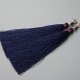 Maxi boho /navy blue - bordoux/ 08-2023 - kolczyki