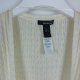 Mango sweter kardigan kamizelka oversize ecru / M