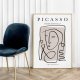 Plakat W stylu Picasso szkic kobiety - format 30x40 cm