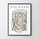 Plakat W stylu Picasso szkic kobiety - format 40x50 cm