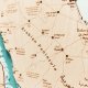 Półwysep Arabski - Drewniana Mapa
