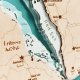 Półwysep Arabski - Drewniana Mapa