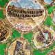 Włoska vintage chusta apaszka Souvenir Verona