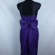 Helen Anderson gorsetowa sukienka midi vintage kokarda / XS
