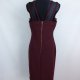 New Look ołówkowa sukienka midi burgund 14 / 40