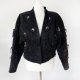 Kowbojska skórzana kurtka vintage 80's frędzle