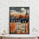 Plakat Jesień w Paryżu - format 30x40 cm