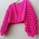Różowy Pink Bubbles Sweater