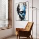 Plakat Jazzman portret abstrakcja - format 50x70 cm