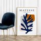 Plakat Matisse Leaf Liść v2  A4 - 21 x 29.7 cm