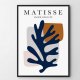 Plakat Matisse Leaf Liść v2  - 40x50 cm