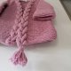 Pink Braid Sweater