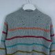 Papaya sweter w paski akryl poliester / L