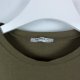 Zara Trafaluc długa bluzka tunika khaki bawełna / S