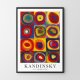 Plakat Kandinsky Color study - format 50x70 cm