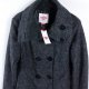 Lee Cooper szary płaszcz z wool / XL z metką