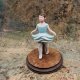 Elf porcelanowa lalka dzwonek, balerina figurka, Calineczka wisząca dekoracja ~ by Delfina Dolls ~