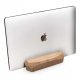 Drewniany stojak na laptopa dąb - regulowany, pionowy