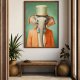 Ilustracja plakat Słoń 50x70 cm