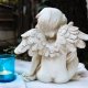 Anioł, aniołek, shabby chic, duża figurka z żywicy 19,5 cm