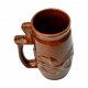 Ceramiczny brązowy kufel, SPiLA Bolesławiec, Polska, lata 70.