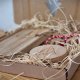 Zestaw prezentowy, box na prezent na Święta, Boże Narodzenie, boho, rustykalne dodatki z litego drewna dębowego